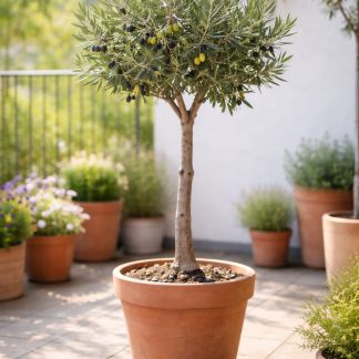 Pom de Maslin altoit globular anul 5 | 80 cm | formă sferică