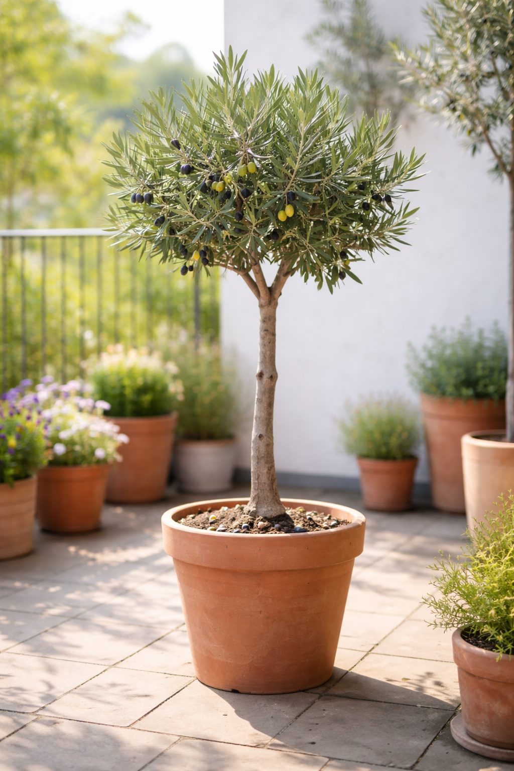 Pom de Maslin altoit globular anul 5 | 80 cm | formă sferică
